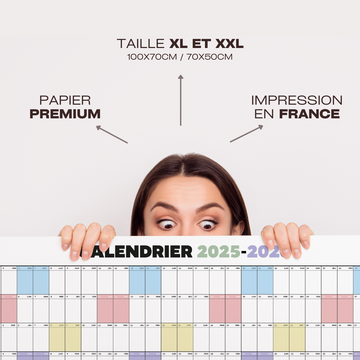 Calendrier Géant - Rentrée 2025-2026